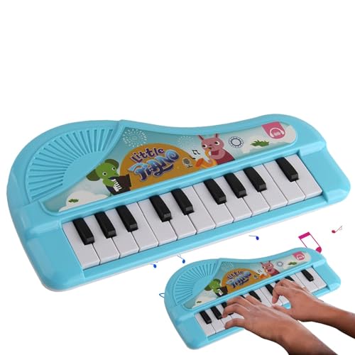 Shenrongtong Klaviertastatur-Spielzeug, Mini-Klaviertastatur | Elektronisches Keyboard-Klavier-Musikspielzeug - Kleines interaktives Cartoon-Musikinstrument für Anfänger, Kinder, Vorschulkinder von Shenrongtong