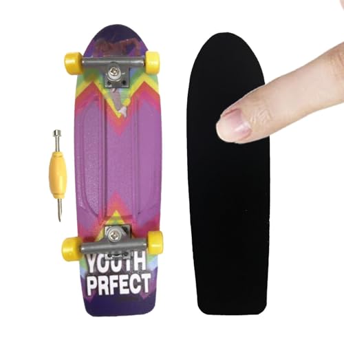 Shenrongtong Mini-Skateboards für Finger,Rutschfestes kreatives Mini-Spielzeug - Lernspielzeug, langlebige Finger-Skateboards für Kinder, professionelle Erwachsene und Kinder-Einsteiger von Shenrongtong