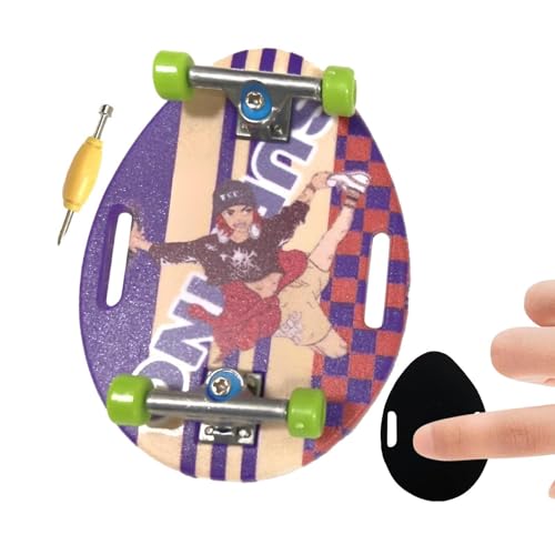Shenrongtong Mini-Skateboards für Finger,Rutschfestes kreatives Mini-Spielzeug - Lernspielzeug, professionelle, langlebige Finger-Skateboards für Kinder, Erwachsene, Teenager, Starter von Shenrongtong