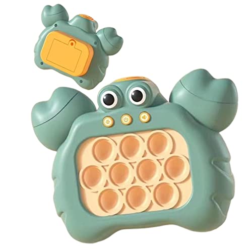 Shenrongtong Sensorisches Fidget Spielzeug für Kinder, Pop Bubble Sensory Fidget Toy Spinner Baby Toys für 1 + Jahre in Form einer niedlichen Krabbe von Shenrongtong
