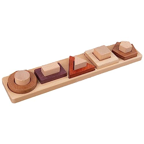 Shenrongtong Sortierspielzeug aus Holz – Lernpuzzle für | Geschenke, pädagogisches Spielzeug aus raffiniertem Handwerk für Party, Weihnachten und Geburtstag von Shenrongtong