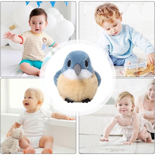 Shenrongtong Tauben Plüschtier | Kuschelige Niedliche Taube Kuschelkissen | Stressabbau Realistisches Plüschtier Für Zuhause Geburtstag Kinderzimmer Lesen Schlafen Reisen Auto von Shenrongtong
