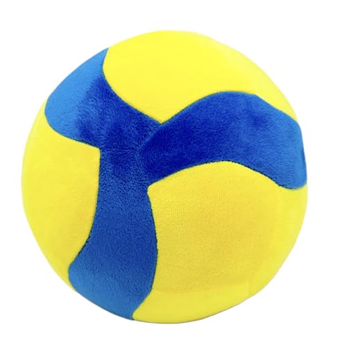 Shenrongtong Volleyball Plüsch,Sport Volleyball Plush Stofftier | Weiches Schmusedeko für Zuhause, Lustiges Umarmkissen Geschenk für Kinder Jugendliche Erwachsene Geburtstag Feiern Partys von Shenrongtong
