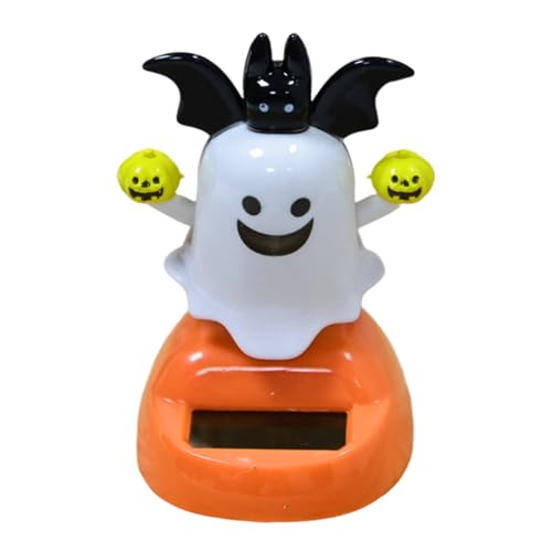 Solar-Bobble für Fenster – Auto-Armaturenbrett-Ornament, Neuheit, Geisterschaukel, Sammlerstück, gruseliges Schüttelspielzeug für Dekorationen, Zuhause, Auto, Schreibtisch, Halloween, Partygeschenke von Shenrongtong