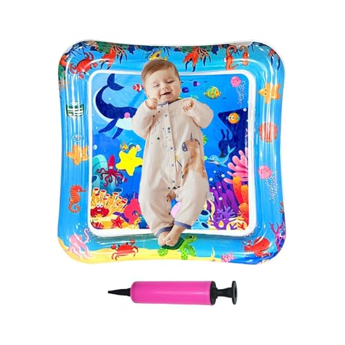 Wasserspielmatte, coole Übungspad, faltbar, kühlend, interaktiv, waschbar, sensorische Matte für drinnen und draußen, Tiere, Welpen, Katzen, Wasserspiel von Shenrongtong