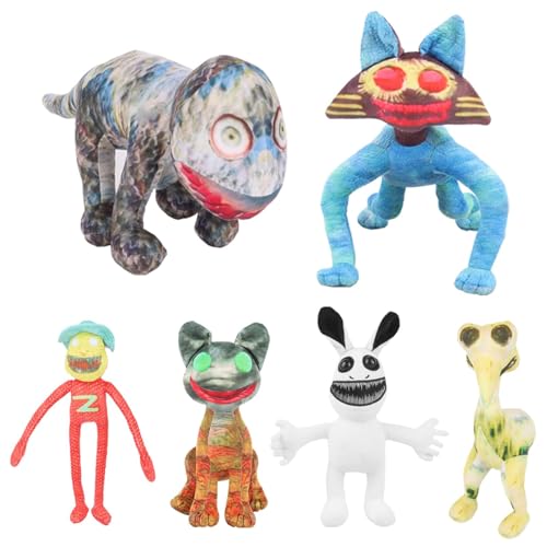 Zoo Anomaly Plush Toys | Zoowächter Tierplüschtiere Horrorfiguren | Weiche Cartoon Plüschtiere | Zoo Guard Plüschtier Spielfiguren, Geburtstags Kinder von Shichangda