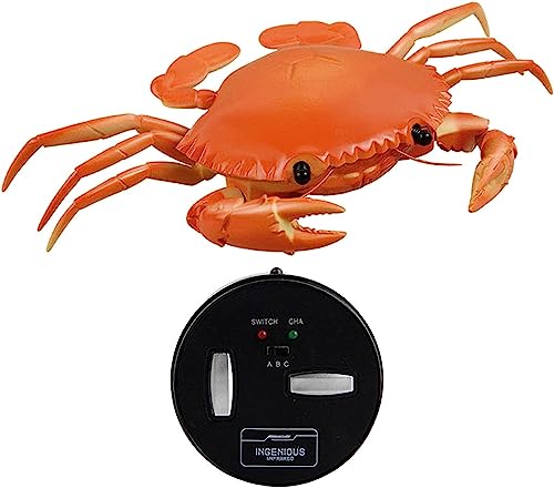 Shidongbla Kreative Fernbedienung Krabbenmodell, mit USB-Lade-Fernbedienung, die klein und realistisch ist (rot) von Shidongbla