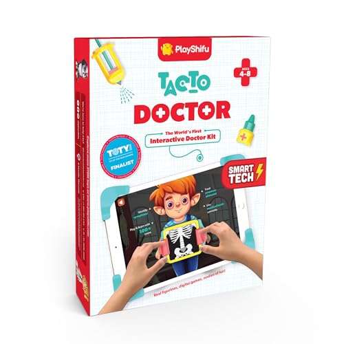 PlayShifu STEM Spielzeug für Kinder – Tacto Doctor (interaktives Kit + App) – Rollenspiel mit echtem STEM-Lernen von Shifu