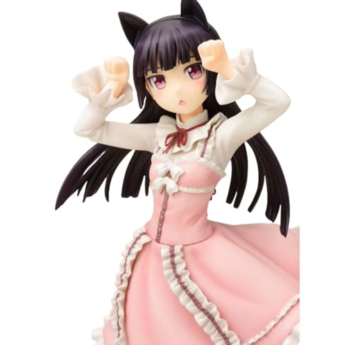 Shimely Für Black cat in pink Clothes Figur Handgefertigte PVC-Anime-Cartoon-Figuren, Anime-Charakter-Puppenmodelle, Charakter-Statue Zum Sammeln,Geeignet für Personen ab 14 Jahren. von Shimely