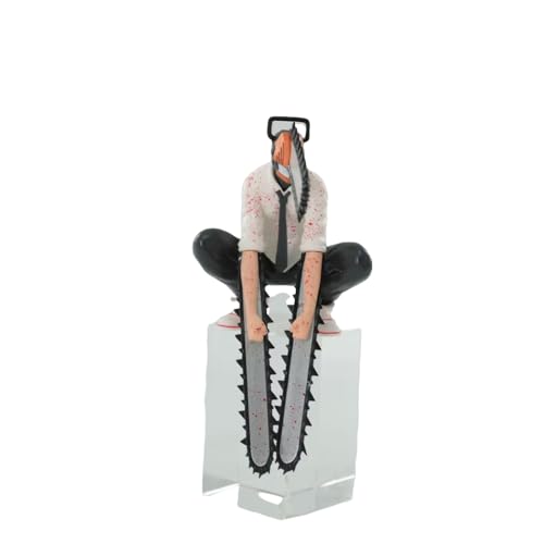 Shimely Für Chainsaw Man Pochita Figur Handgefertigte PVC-Anime-Cartoon-Figuren, Anime-Charakter-Puppenmodelle, Charakter-Statue Zum Sammeln,Geeignet für Personen ab 14 Jahren. von Shimely