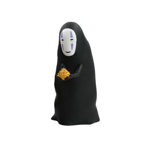 Shimely Für Chihiro & No-Face Figur Handgefertigte PVC-Anime-Cartoon-Figuren, Anime-Charakter-Puppenmodelle, Charakter-Statue Zum Sammeln,Geeignet für Personen ab 14 Jahren. (No-Face) von Shimely