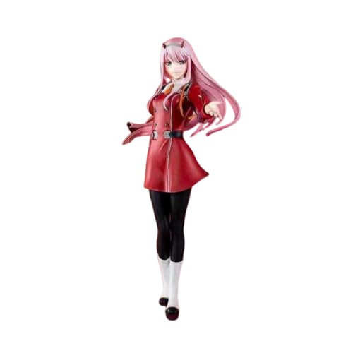 Shimely Für Zero Two Figur Handgefertigte PVC-Anime-Cartoon-Figuren, Anime-Charakter-Puppenmodelle, Charakter-Statue Zum Sammeln,Geeignet für Personen ab 14 Jahren. von Shimely