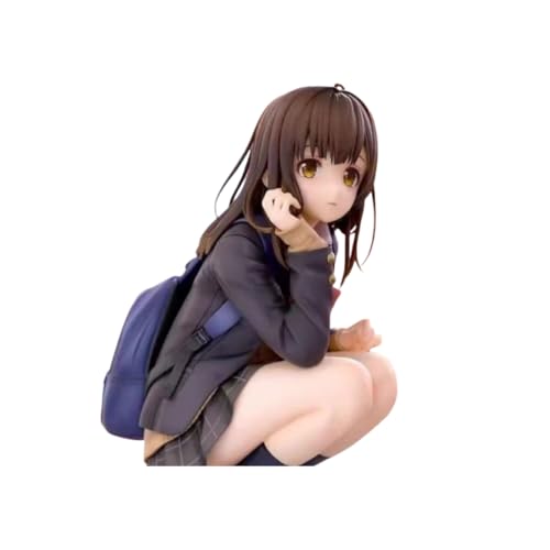 Shimely für Ayumi Ogihara Figur Handgefertigte PVC-Anime-Cartoon-Figuren, Anime-Charakter-Puppenmodelle, Charakter-Statue zum Sammeln und Desktop-Dekorationen. (Hockende Position) von Shimely