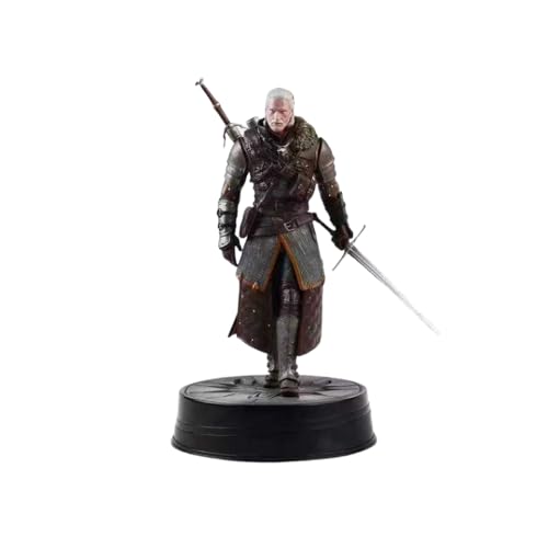 Shimely für Geralt Figur Handgefertigte PVC-Anime-Cartoon-Figuren, Anime-Charakter-Puppenmodelle, Charakter-Statue zum Sammeln und Desktop-Dekorationen. (Frenzy Hunt) von Shimely