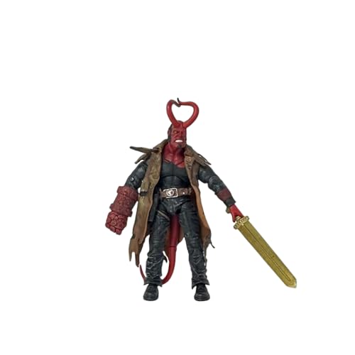 Shimely für Hellboy Figur Handgefertigte PVC-Anime-Cartoon-Figuren, Anime-Charakter-Puppenmodelle, Charakter-Statue zum Sammeln,Geeignet für Personen ab 14 Jahren. (A) von Shimely