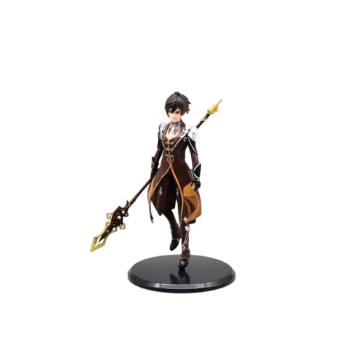 Shimely für Zhongli Figur Handgefertigte PVC-Anime-Cartoon-Figuren, Anime-Charakter-Puppenmodelle, Charakter-Statue zum Sammeln,Geeignet für Personen ab 14 Jahren. von Shimely