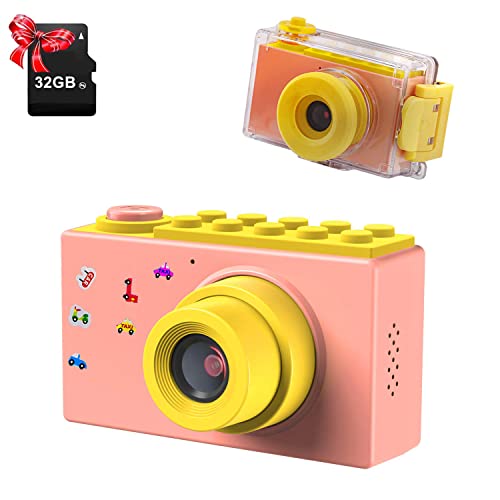 ShinePick Fotoapparat Kinder, Wasserdicht / 8MP / HD 1080P / 2 Inch Bildschirm/Foto & Video/Rahmen/Filter, Digitalkamera Kinder Kamera mit Speicherkarte, Geschenke für Kinder (Rosa) ShinePick Fotoapparat Kinder, Wasserdicht / 8MP / HD 1080P / 2 Inch Bildschirm/Foto & Video/Rahmen/Filter, Digitalkamera Kinder Kamera mit Speicherkarte, Geschenke für Kinder (Rosa) von ShinePick