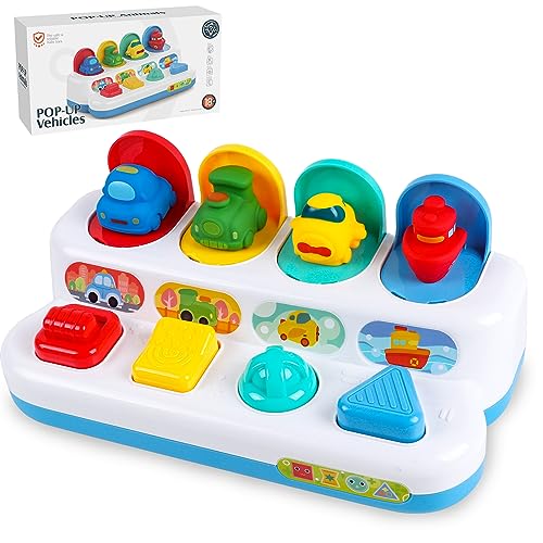 Shinescent Pop up Spielzeug Stil des Fahrzeugs Lernspielzeug mit Tasten zum Drücken Geeignet für Kinder ab 18 Monaten, HE8076 Shinescent Pop up Spielzeug Stil des Fahrzeugs Lernspielzeug mit Tasten zum Drücken Geeignet für Kinder ab 18 Monaten, HE8076 von Shinescent