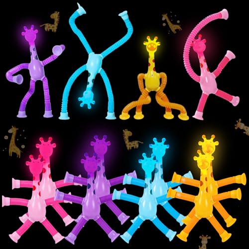Shinybox Kindergeburtstag Mitgebsel Gastgeschenke, 12 Stück LED Giraffe Saugnapf Spielzeug Kinder, Teleskop Saugnapf Giraffe Spielzeug, Party Geburtstag Weihnachten für Mädchen & Jungen Shinybox Kindergeburtstag Mitgebsel Gastgeschenke, 12 Stück LED Giraffe Saugnapf Spielzeug Kinder, Teleskop Saugnapf Giraffe Spielzeug, Party Geburtstag Weihnachten für Mädchen & Jungen von Shinybox