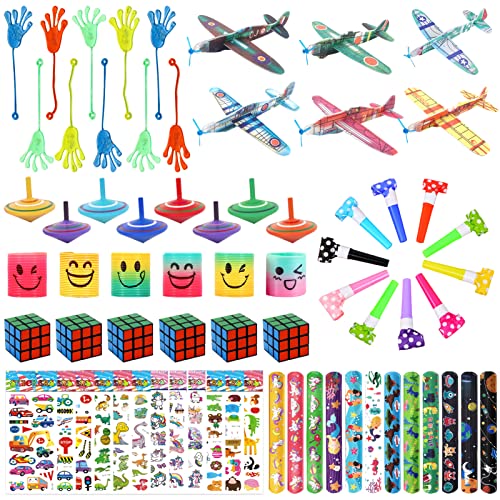 Shinybox Mitgebsel Kindergeburtstag Gastgeschenke - 70 Stück Spielzeugset für Mädchen & Jungen, Partybeutelfüller von Shinybox