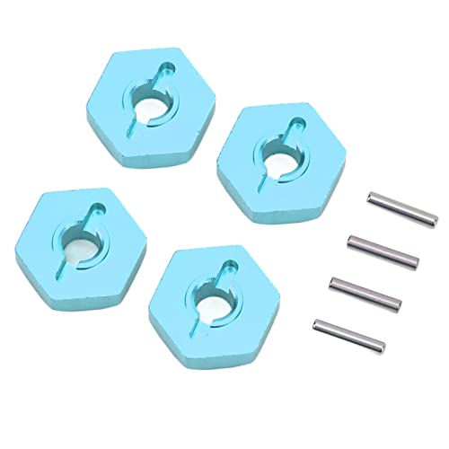 RC Hex Adapter , RC Wheel Hex Hub Adapter Ersatzteile für 1/16 RC Cars(Blau) von Shipenophy