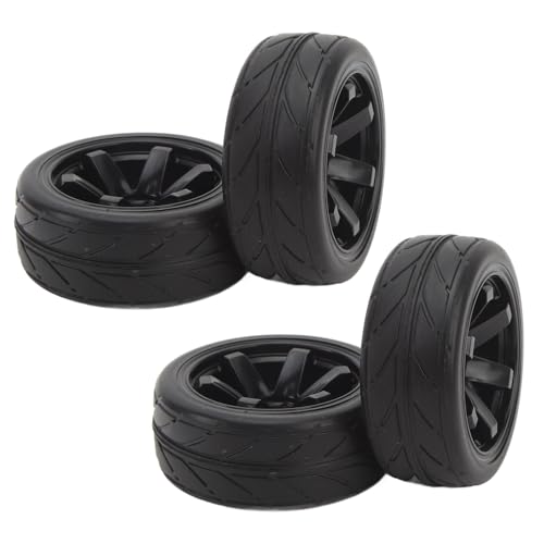 Shipenophy RC Offroad Tires, Rubber RC Car Tires 6 Spoke Rim 65mm Diameter 26mm Width Strong Damping 12mm Hex for Replacement Shipenophy RC Offroad Tires, Rubber RC Car Tires 6 Spoke Rim 65mm Diameter 26mm Width Strong Damping 12mm Hex for Replacement von Shipenophy