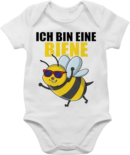 Baby Body Junge Mädchen - Karneval & Fasching - Ich bin eine Biene - 12/18 Monate - Weiß - karnaval kostium lustiges faschings karneval-klamotten fasching. fastnachts fasching- köstüme von Shirtracer