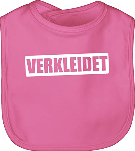 Shirtracer Baby Lätzchen - Karneval & Fasching - Verkleidet - Faschingskostüm Lustig Ironie - Unisize - Pink - verkleiden &fasching karneval&fasching kostium karneval& kinderfastnacht fasnet von Shirtracer