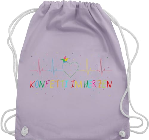 Turnbeutel Rucksack - Karneval & - Taschen - Konfetti im Herzen Herzschlag Fasching - Unisize - Pastell Lila - köln karneval& lustiges und fasnacht für und. karneval+fasching koeln partner Turnbeutel Rucksack - Karneval & - Taschen - Konfetti im Herzen Herzschlag Fasching - Unisize - Pastell Lila - köln karneval& lustiges und fasnacht für und. karneval+fasching koeln partner von Shirtracer
