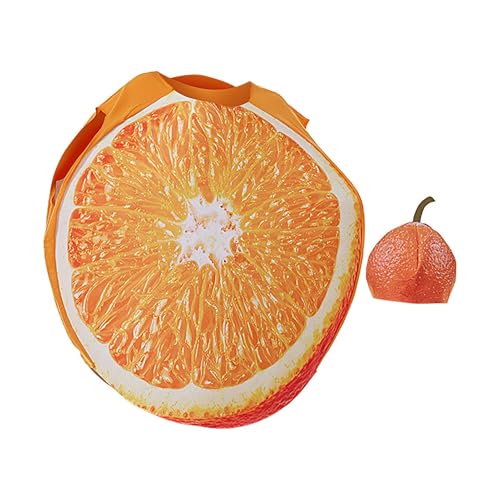 Shitafe Halloween Früchte Kostüm Anzug - Geschnittenes Kleidung Set Für Cosplay - Einfach Anzuziehendes Verkleidungskostüm Für Halloween Karneval Feste Familienfeiern von Shitafe