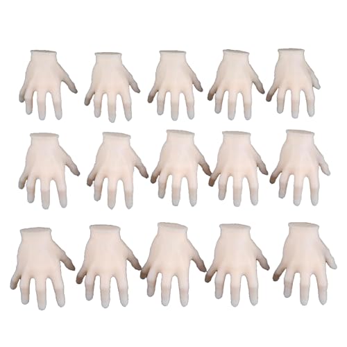 Shitafe Halloween Hände Deko | Realistische Skelett Zombie Hände Für Halloween Terror Grusel Requisiten Dekorationen,15 Stück Mini Deko Figuren Für Feiertagstisch Party Dekoration Gruselhaus von Shitafe