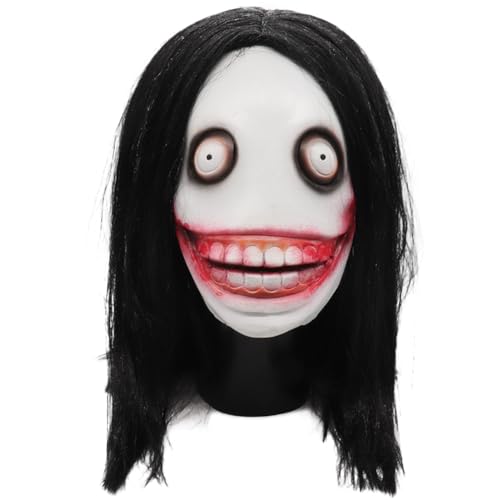 Shitafe Halloween Vollkopfmaske - Horror Vollkopfmaske | Halloween-Kopfschmuck Cosplay Requisiten für Rollenspiel Themenparty Bühnenauftritt von Shitafe