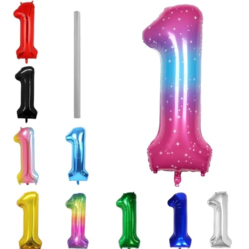 Geburtstag zahlen Luftballon 1 jahre-Pink Blau XXL Jumbo Folienballon 40 Zoll – 101 cm Luftballons 1 Geburtstag Junge Mädchen Babyparty Geburtstagsdeko Jubiläumsparty Dekoration Geburtstag zahlen Luftballon 1 jahre-Pink Blau XXL Jumbo Folienballon 40 Zoll – 101 cm Luftballons 1 Geburtstag Junge Mädchen Babyparty Geburtstagsdeko Jubiläumsparty Dekoration von Shixpiov