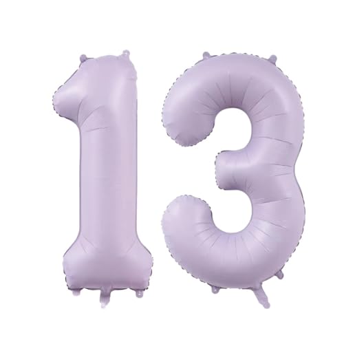 Geburtstag zahlen Luftballon 13 jahre-cremeviolett XXL Jumbo Folienballon 40 Zoll – 101 cm Luftballons 13 Geburtstag Junge Mädchen Babyparty Geburtstagsdeko Jubiläumsparty Dekoration Geburtstag zahlen Luftballon 13 jahre-cremeviolett XXL Jumbo Folienballon 40 Zoll – 101 cm Luftballons 13 Geburtstag Junge Mädchen Babyparty Geburtstagsdeko Jubiläumsparty Dekoration von Shixpiov