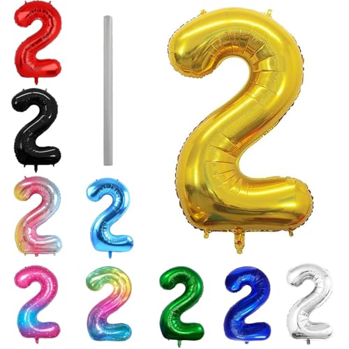 Geburtstag zahlen Luftballon 2 jahre-Gold XXL Jumbo Folienballon 40 Zoll – 101 cm Luftballons 2 Geburtstag Junge Mädchen Babyparty Geburtstagsdeko Jubiläumsparty Dekoration Geburtstag zahlen Luftballon 2 jahre-Gold XXL Jumbo Folienballon 40 Zoll – 101 cm Luftballons 2 Geburtstag Junge Mädchen Babyparty Geburtstagsdeko Jubiläumsparty Dekoration von Shixpiov