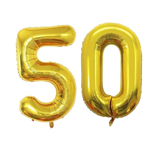 Geburtstag zahlen Luftballon 50 jahre-Gold XXL Jumbo Folienballon 40 Zoll – 101 cm Luftballons 50 Geburtstag Junge Mädchen Babyparty Geburtstagsdeko Jubiläumsparty Dekoration Geburtstag zahlen Luftballon 50 jahre-Gold XXL Jumbo Folienballon 40 Zoll – 101 cm Luftballons 50 Geburtstag Junge Mädchen Babyparty Geburtstagsdeko Jubiläumsparty Dekoration von Shixpiov