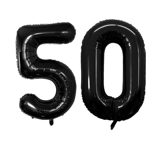 Geburtstag zahlen Luftballon 50 jahre-Schwarz XXL Jumbo Folienballon 40 Zoll – 101 cm Luftballons 50 Geburtstag Junge Mädchen Babyparty Geburtstagsdeko Jubiläumsparty Dekoration Geburtstag zahlen Luftballon 50 jahre-Schwarz XXL Jumbo Folienballon 40 Zoll – 101 cm Luftballons 50 Geburtstag Junge Mädchen Babyparty Geburtstagsdeko Jubiläumsparty Dekoration von Shixpiov