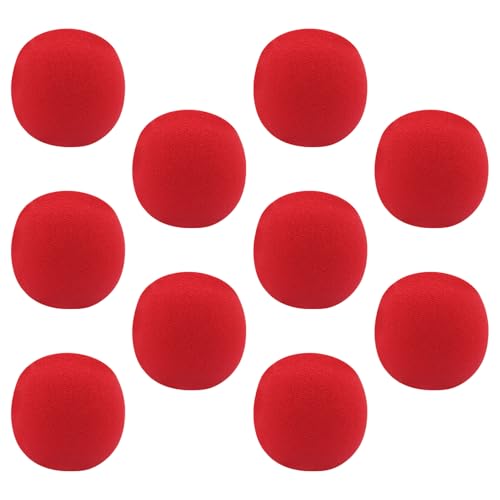 10 Stück Rötungen Clown Nase Rötungen Nase Schaum Schwamm Nase Cosplay Nase für Halloween Weihnachten Party Supplies 48 mm 10 Stück Rötungen Clown Nase Rötungen Nase Schaum Schwamm Nase Cosplay Nase für Halloween Weihnachten Party Supplies 48 mm von Shntig