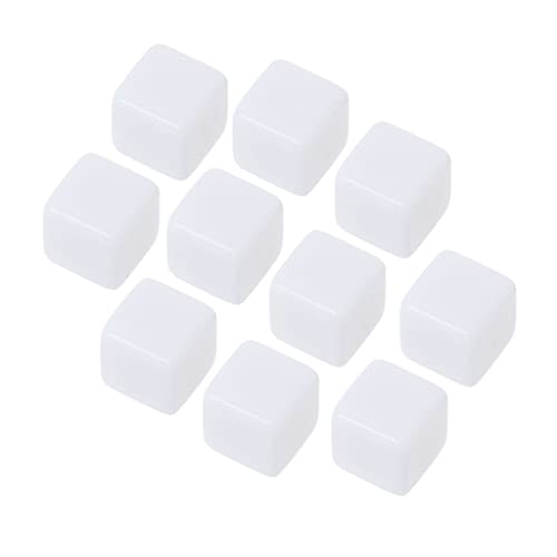 10pcs/Pack New Acrylic 16/18/20mm Weiße Würfel Unterricht Requisiten Spielzubehör Mathematische Werkzeuge Quadratische Ecke 10pcs/Pack New Acrylic 16/18/20mm Weiße Würfel Unterricht Requisiten Spielzubehör Mathematische Werkzeuge Quadratische Ecke von Shntig