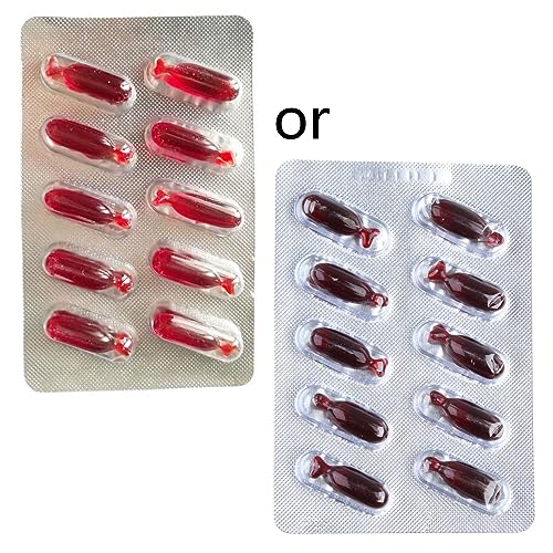 10pcs Halloween Gefälschte Blutkapselpillen Für Vampire Horror Lustiger Witz Streich Tri 10pcs Halloween Gefälschte Blutkapselpillen Für Vampire Horror Lustiger Witz Streich Tri von Shntig
