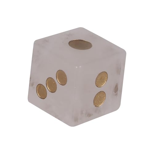 6-seitiges Set aus natürlichem Kristall für Tischspiele, RPG-Zubehör mit runden Ecken und glatten Oberflächen, mehrseitige Spielwürfel, Tischspielzubehör für Rollenspiele 6-seitiges Set aus natürlichem Kristall für Tischspiele, RPG-Zubehör mit runden Ecken und glatten Oberflächen, mehrseitige Spielwürfel, Tischspielzubehör für Rollenspiele von Shntig