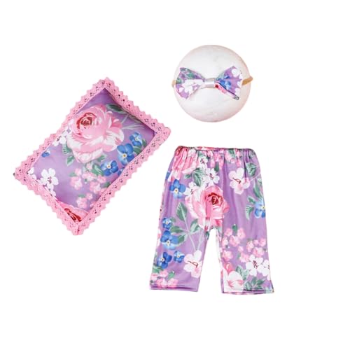 Baby-Fotografie-Requisiten, Schleife, Stirnband, Baby-Foto-Outfit, Fotoshooting-Requisiten, Kissen, Foto-Kostüm, Neugeborenen-Dusche von Shntig