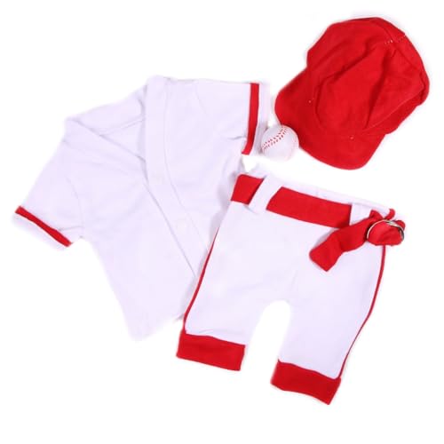 Baseball-Kostüm für Neugeborene, Fotografie, Kleidung, Baseball-Uniform, Hemd, Hut, Hose, Foto-Requisiten, Baby-Foto-Body Baseball-Kostüm für Neugeborene, Fotografie, Kleidung, Baseball-Uniform, Hemd, Hut, Hose, Foto-Requisiten, Baby-Foto-Body von Shntig