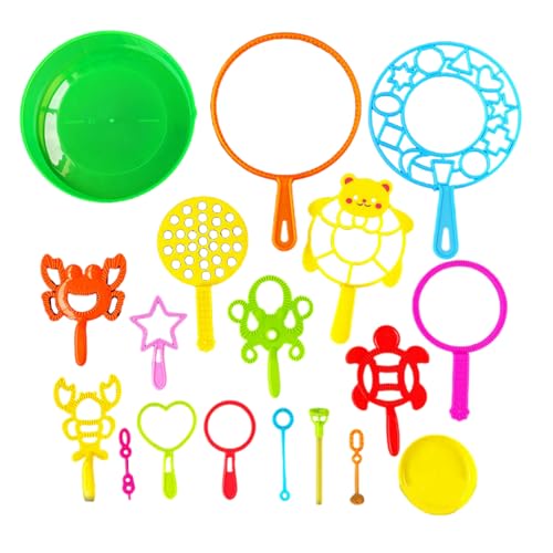 Buntes Seifenblasen-Gebläse-Set, riesiger Seifenblasen-Zauberstab-Sammlung für drinnen und draußen, lustige Seifenblasen-Unterhaltung Buntes Seifenblasen-Gebläse-Set, riesiger Seifenblasen-Zauberstab-Sammlung für drinnen und draußen, lustige Seifenblasen-Unterhaltung von Shntig