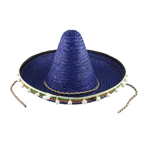 Festliche Mexikanische Sombrero 20/40/60 Cm Durchmesser Hawaiian Styles Mit Weißem Pompoms Strohhut Festliche Mexikanische Sombrero 20/40/60 Cm Durchmesser Hawaiian Styles Mit Weißem Pompoms Strohhut von Shntig