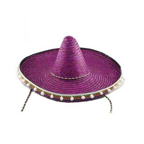 Festliche Mexikanische Sombrero 20/40/60 Cm Durchmesser Hawaiian Styles Mit Weißem Pompoms Strohhut Festliche Mexikanische Sombrero 20/40/60 Cm Durchmesser Hawaiian Styles Mit Weißem Pompoms Strohhut von Shntig
