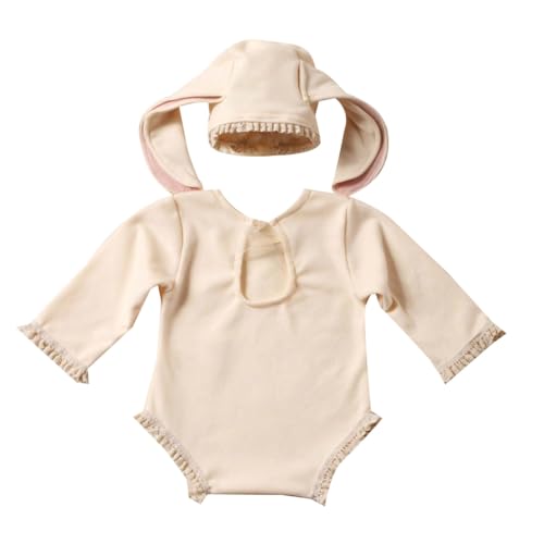 Foto-Kostüm-Set für Neugeborene, Mütze und Overall, für 0-1 Monat alte Babys von Shntig