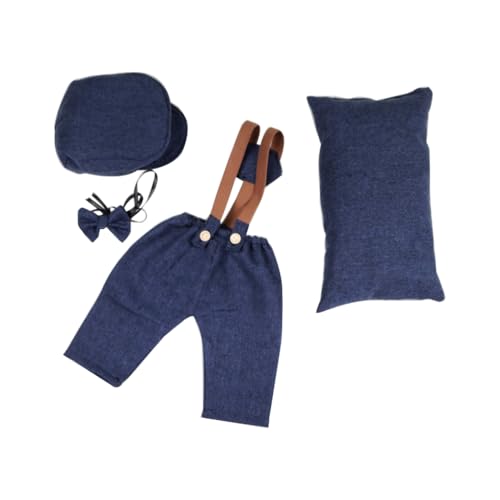 Kostüm für Neugeborene, Fotografie, Kleidung, Vintage-Stil, Uniform, Hut, Strumpfhose, Foto-Requisiten, Foto-Posierungskissen Kostüm für Neugeborene, Fotografie, Kleidung, Vintage-Stil, Uniform, Hut, Strumpfhose, Foto-Requisiten, Foto-Posierungskissen von Shntig