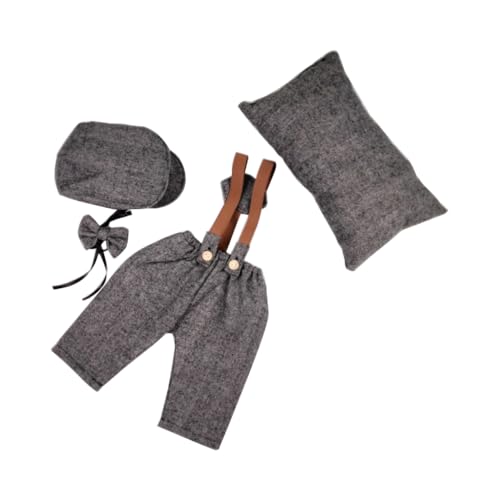 Kostüm für Neugeborene, Fotografie, Kleidung, Vintage-Stil, Uniform, Hut, Strumpfhose, Foto-Requisiten, Foto-Posierungskissen Kostüm für Neugeborene, Fotografie, Kleidung, Vintage-Stil, Uniform, Hut, Strumpfhose, Foto-Requisiten, Foto-Posierungskissen von Shntig