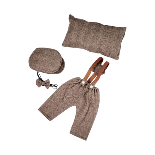 Kostüm für Neugeborene, Fotografie, Kleidung, Vintage-Stil, Uniform, Hut, Strumpfhose, Foto-Requisiten, Foto-Posierungskissen Kostüm für Neugeborene, Fotografie, Kleidung, Vintage-Stil, Uniform, Hut, Strumpfhose, Foto-Requisiten, Foto-Posierungskissen von Shntig
